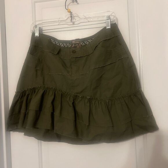 Vintage Y2K Army Green  Skirt | 7 - Picture 1 of 5